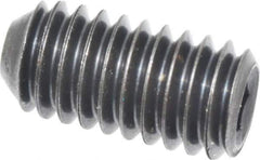 Holo-Krome - 5/16-18 UNC, 5/8" OAL, Cup Point Set Screw - Grade 8 Alloy Steel, 5/32" Key - USA Tool & Supply