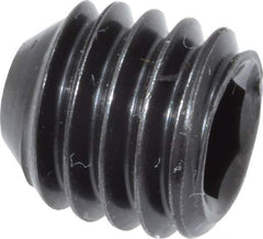 Holo-Krome - 3/8-16 UNC, 3/8" OAL, Cup Point Set Screw - Grade 8 Alloy Steel, 3/16" Key - USA Tool & Supply