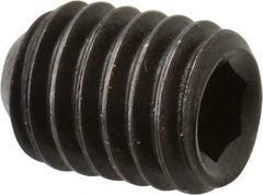 Holo-Krome - 3/8-16 UNC, 1/2" OAL, Cup Point Set Screw - Grade 8 Alloy Steel, 3/16" Key - USA Tool & Supply
