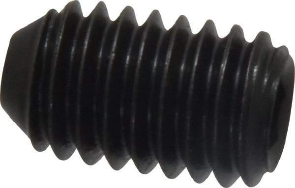 Holo-Krome - 3/8-16 UNC, 5/8" OAL, Cup Point Set Screw - Grade 8 Alloy Steel, 3/16" Key - USA Tool & Supply