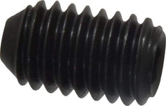 Holo-Krome - 3/8-16 UNC, 5/8" OAL, Cup Point Set Screw - Grade 8 Alloy Steel, 3/16" Key - USA Tool & Supply