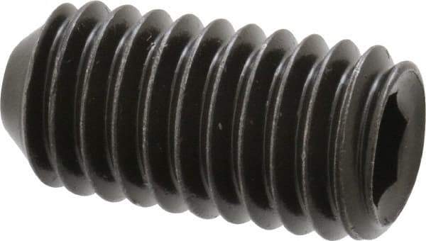 Holo-Krome - 3/8-16 UNC, 3/4" OAL, Cup Point Set Screw - Grade 8 Alloy Steel, 3/16" Key - USA Tool & Supply