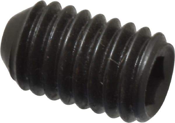 Holo-Krome - #10-32 UNF, 5/16" OAL, Cup Point Set Screw - Grade 8 Alloy Steel, 3/32" Key - USA Tool & Supply