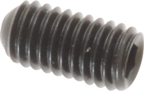 Holo-Krome - #10-32 UNF, 3/8" OAL, Cup Point Set Screw - Grade 8 Alloy Steel, 3/32" Key - USA Tool & Supply
