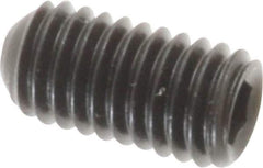 Holo-Krome - #10-32 UNF, 3/8" OAL, Cup Point Set Screw - Grade 8 Alloy Steel, 3/32" Key - USA Tool & Supply