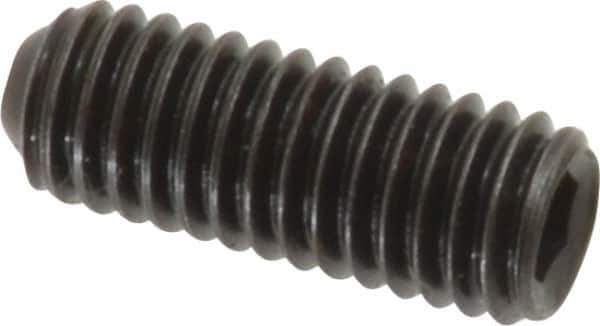 Holo-Krome - #10-32 UNF, 1/2" OAL, Cup Point Set Screw - Grade 8 Alloy Steel, 3/32" Key - USA Tool & Supply