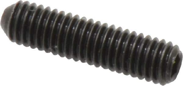Holo-Krome - #10-32 UNF, 3/4" OAL, Cup Point Set Screw - Grade 8 Alloy Steel, 3/32" Key - USA Tool & Supply