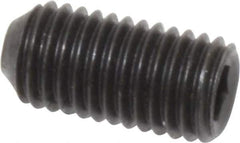 Holo-Krome - 1/4-28 UNF, 1/2" OAL, Cup Point Set Screw - Grade 8 Alloy Steel, 1/8" Key - USA Tool & Supply