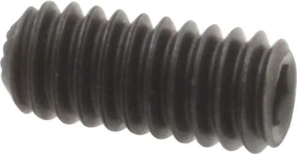 Holo-Krome - #8-32 UNC, 3/8" OAL, Internal Knurl Point Set Screw - Grade 8 Alloy Steel, 5/64" Key - USA Tool & Supply