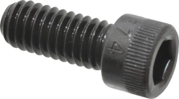 Made in USA - 5/16-18 UNC Hex Socket Drive, Socket Cap Screw - Alloy Steel, Black Oxide Finish, Fully Threaded, 3/4" Length Under Head - USA Tool & Supply