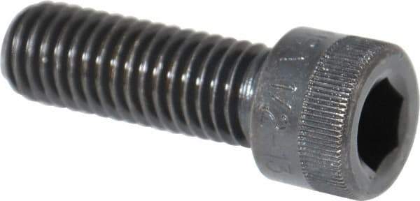 Holo-Krome - 1/2-13 UNC Hex Socket Drive, Socket Cap Screw - Alloy Steel, Black Oxide Finish, Fully Threaded, 1-1/2" Length Under Head - USA Tool & Supply