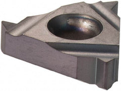 Iscar - 16ER External Right Hand 12 UN Laydown Threading Insert - Grade IC908, TiN/TiAlN Coated Carbide, 9.53mm Inscribed Circle - USA Tool & Supply
