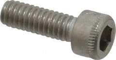 Holo-Krome - #8-32 UNC Hex Socket Drive, Socket Cap Screw - Grade 18-8 Stainless Steel, Passivated Finish, Fully Threaded, 1/2" Length Under Head - USA Tool & Supply