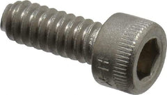Holo-Krome - #10-24 UNC Hex Socket Drive, Socket Cap Screw - Grade 18-8 Stainless Steel, Passivated Finish, Fully Threaded, 1/2" Length Under Head - USA Tool & Supply