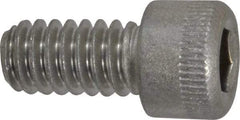 Holo-Krome - 5/16-18 UNC Hex Socket Drive, Socket Cap Screw - Grade 18-8 Stainless Steel, Passivated Finish, Fully Threaded, 1/2" Length Under Head - USA Tool & Supply