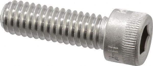 Holo-Krome - 5/16-18 UNC Hex Socket Drive, Socket Cap Screw - Grade 18-8 Stainless Steel, Passivated Finish, Fully Threaded, 1" Length Under Head - USA Tool & Supply