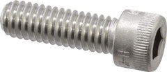 Holo-Krome - 5/16-18 UNC Hex Socket Drive, Socket Cap Screw - Grade 18-8 Stainless Steel, Passivated Finish, Fully Threaded, 1" Length Under Head - USA Tool & Supply