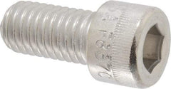 Holo-Krome - 1/2-13 UNC Hex Socket Drive, Socket Cap Screw - Grade 18-8 Stainless Steel, Passivated Finish, Fully Threaded, 1" Length Under Head - USA Tool & Supply