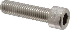 Holo-Krome - 1/2-13 UNC Hex Socket Drive, Socket Cap Screw - Grade 18-8 Stainless Steel, Passivated Finish, Fully Threaded, 2" Length Under Head - USA Tool & Supply
