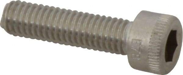 Holo-Krome - #10-32 UNF Hex Socket Drive, Socket Cap Screw - Grade 18-8 Stainless Steel, Passivated Finish, Fully Threaded, 3/4" Length Under Head - USA Tool & Supply