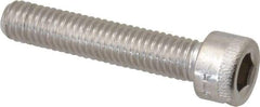 Holo-Krome - #10-32 UNF Hex Socket Drive, Socket Cap Screw - Grade 18-8 Stainless Steel, Passivated Finish, Fully Threaded, 1" Length Under Head - USA Tool & Supply
