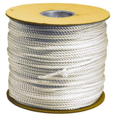 Value Collection - 50' Max Length Polyester Solid Braid Rope - 1/2" Diam, 562 Lb Capacity - USA Tool & Supply