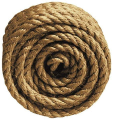 Value Collection - 1,000' Max Length Sisal Rope - 5/16" Diam, 76 Lb Capacity - USA Tool & Supply