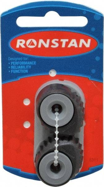 Ronstan - 264 Lbs. Load Limit Small C Cleat - For Use with Cleating and Releasing Lines on 3/32 Inch to 5/16 Inch Diameter Rope - USA Tool & Supply