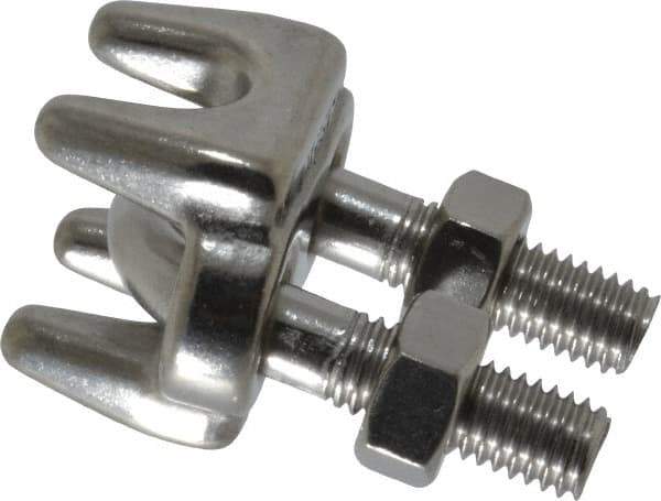 Ronstan - 5/16" Wire Rope U-Bolt Grip - 316 Stainless Steel - USA Tool & Supply