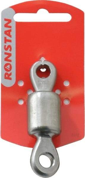 Ronstan - 1,540 Lbs. Load Limit Ball Bearing Swivel - 5/16 Inch Diameter Hole Eye/Eye - USA Tool & Supply