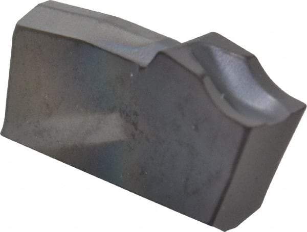 Kennametal - A24 CR KCU25 Grade, 0.157" Cutting Width, Carbide Cutoff Insert - Neutral Lead Angle, 0.008" Cnr Rad, AlTiN Coated - USA Tool & Supply