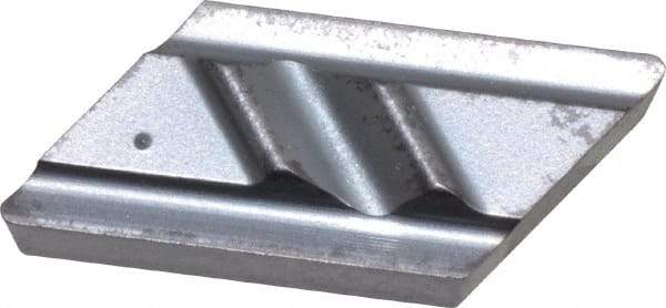 Kennametal - NPR51, KC5025 Grade Carbide Profiling Insert - TiAlN Finish, 55° Incl Angle, Parallelogram, 0.4567" Side Length, 1/8" Thick, 1/64" Corner Radius - USA Tool & Supply