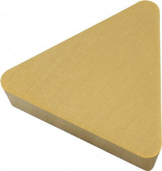 Kennametal - TPG434 Grade KC730 Carbide Turning Insert - TiN Finish, 60° Triangle, 1/2" Inscr Circle, 3/16" Thick, 1/16" Corner Radius - USA Tool & Supply