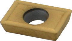 Kennametal - XDMT150308 Grade KC725M Carbide Milling Insert - TiN/TiCN/TiN Finish, 0.1252" Thick, 0.8mm Corner Radius - USA Tool & Supply
