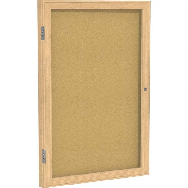 Ghent - Cork Bulletin Boards Style: Enclosed Cork Bulletin Boards Color: Natural Cork - USA Tool & Supply