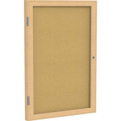 Ghent - Cork Bulletin Boards Style: Enclosed Cork Bulletin Boards Color: Natural Cork - USA Tool & Supply