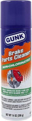 Gunk - Nonchlorinated Brake Parts Cleaner - 14 oz Aerosol Can - USA Tool & Supply