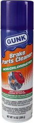 Gunk - Nonchlorinated Brake Parts Cleaner - 14 oz Aerosol Can - USA Tool & Supply