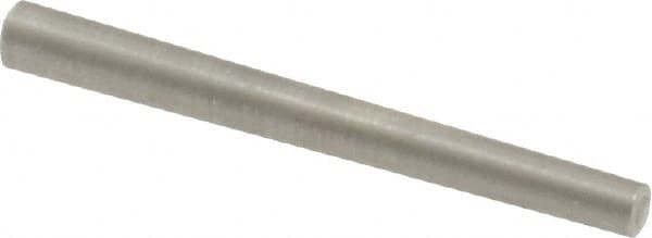 Value Collection - Size 6/0, 0.0624" Small End Diam, 0.078" Large End Diam, Passivated Stainless Steel Taper Pin - USA Tool & Supply