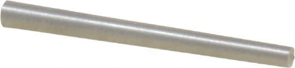 Value Collection - Size 5/0, 0.0732" Small End Diam, 0.094" Large End Diam, Passivated Stainless Steel Taper Pin - Grade 303, 18-8, 1" OAL, 1 Pin Length - USA Tool & Supply