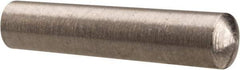 Value Collection - Size 4/0, 0.0986" Small End Diam, 0.109" Large End Diam, Passivated Stainless Steel Taper Pin - Grade 303, 18-8, 1/2" OAL, 1/2 Pin Length - USA Tool & Supply