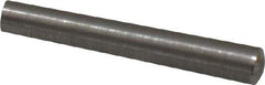 Value Collection - Size 4/0, 0.0934" Small End Diam, 0.109" Large End Diam, Passivated Stainless Steel Taper Pin - Grade 303, 18-8, 3/4" OAL, 3/4 Pin Length - USA Tool & Supply