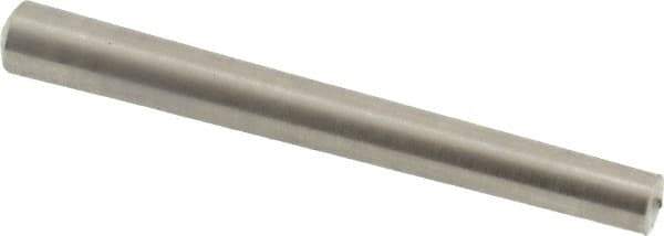 Value Collection - Size 2/0, 0.115" Small End Diam, 0.141" Large End Diam, Passivated Stainless Steel Taper Pin - Grade 303, 18-8, 1-1/4" OAL, 1-1/4 Pin Length - USA Tool & Supply