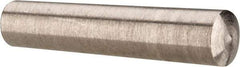 Value Collection - Size 0, 0.1404" Small End Diam, 0.156" Large End Diam, Passivated Stainless Steel Taper Pin - Grade 303, 18-8, 3/4" OAL, 3/4 Pin Length - USA Tool & Supply