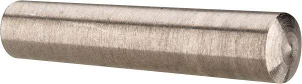 Value Collection - Size 1, 0.1564" Small End Diam, 0.172" Large End Diam, Passivated Stainless Steel Taper Pin - Grade 303, 18-8, 3/4" OAL, 3/4 Pin Length - USA Tool & Supply