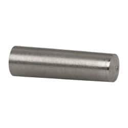 Value Collection - Size 3, 0.2034" Small End Diam, 0.219" Large End Diam, Passivated Stainless Steel Taper Pin - Grade 303, 18-8, 3/4" OAL, 3/4 Pin Length - USA Tool & Supply
