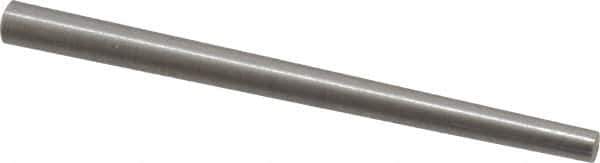 Value Collection - Size 3, 0.1566" Small End Diam, 0.219" Large End Diam, Passivated Stainless Steel Taper Pin - Grade 303, 18-8, 3" OAL, 3 Pin Length - USA Tool & Supply