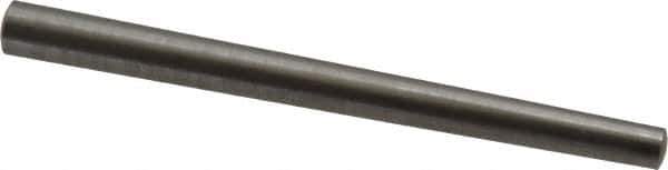 Value Collection - Size 4, 0.1876" Small End Diam, 0.25" Large End Diam, Passivated Stainless Steel Taper Pin - Grade 303, 18-8, 3" OAL, 3 Pin Length - USA Tool & Supply