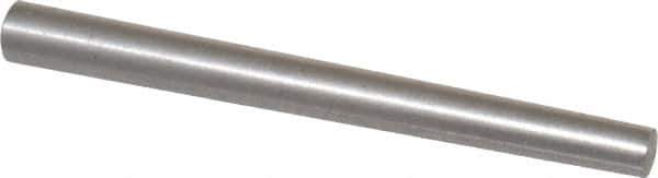 Value Collection - Size 5, 0.2266" Small End Diam, 0.289" Large End Diam, Passivated Stainless Steel Taper Pin - Grade 303, 18-8, 3" OAL, 3 Pin Length - USA Tool & Supply