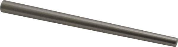 Value Collection - Size 5, 0.2058" Small End Diam, 0.289" Large End Diam, Passivated Stainless Steel Taper Pin - Grade 303, 18-8, 4" OAL, 4 Pin Length - USA Tool & Supply